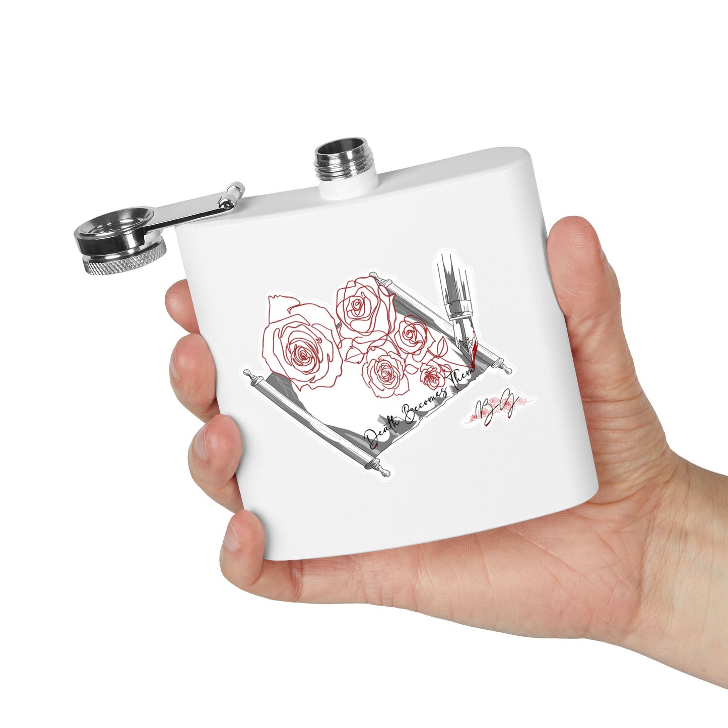 DBT Stainless Steel Flask, 6oz