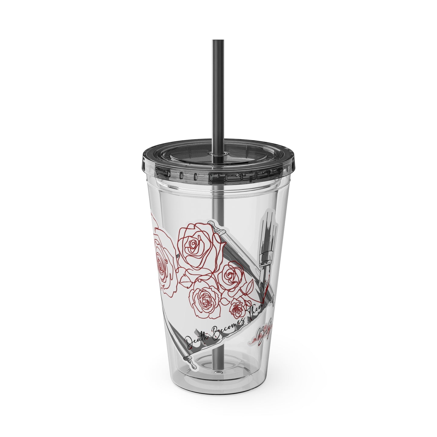 DBT Tumbler with Straw, 16oz