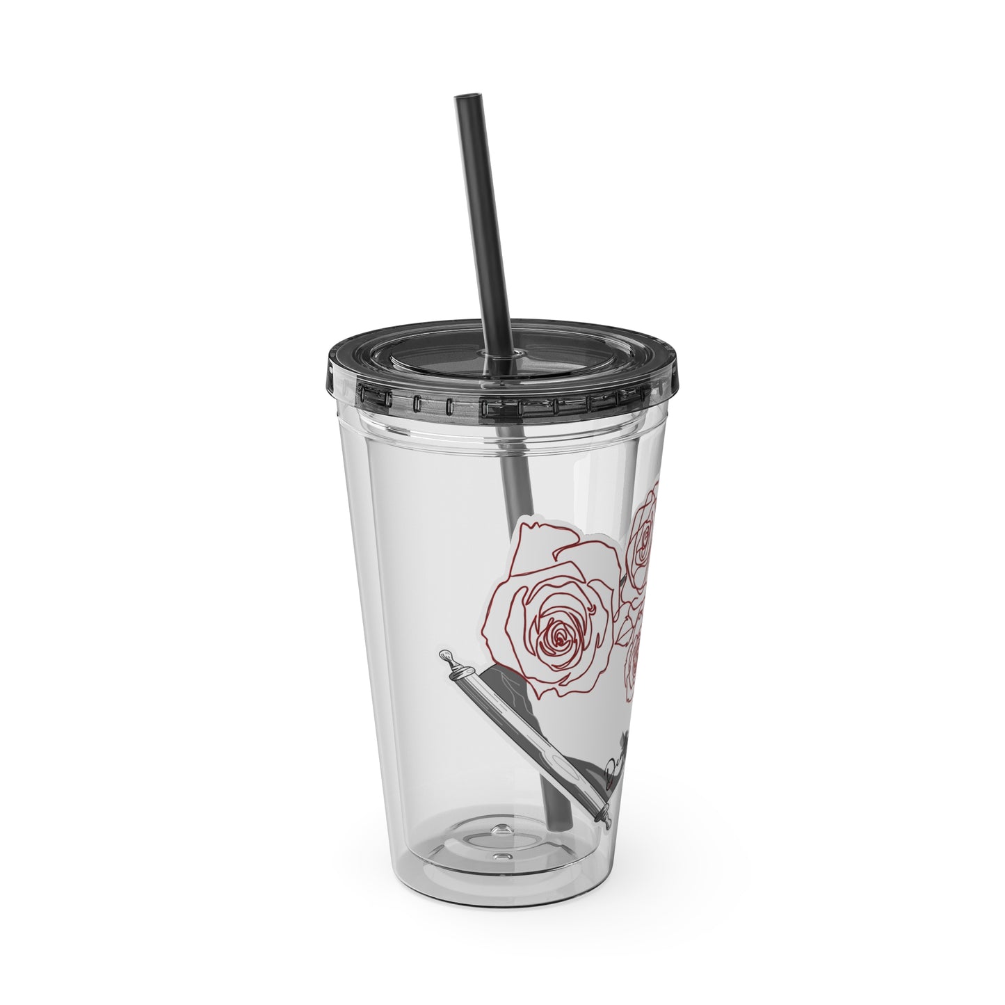 DBT Tumbler with Straw, 16oz