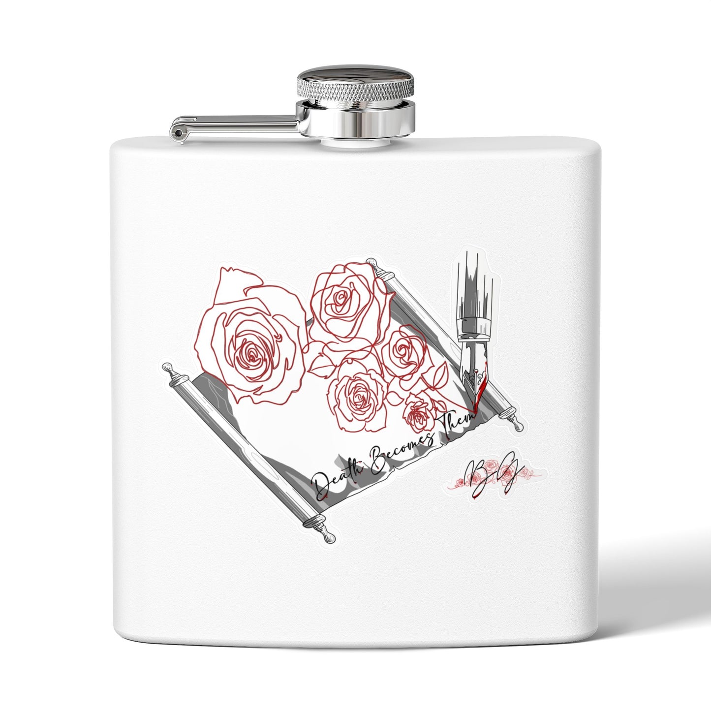 DBT Stainless Steel Flask, 6oz