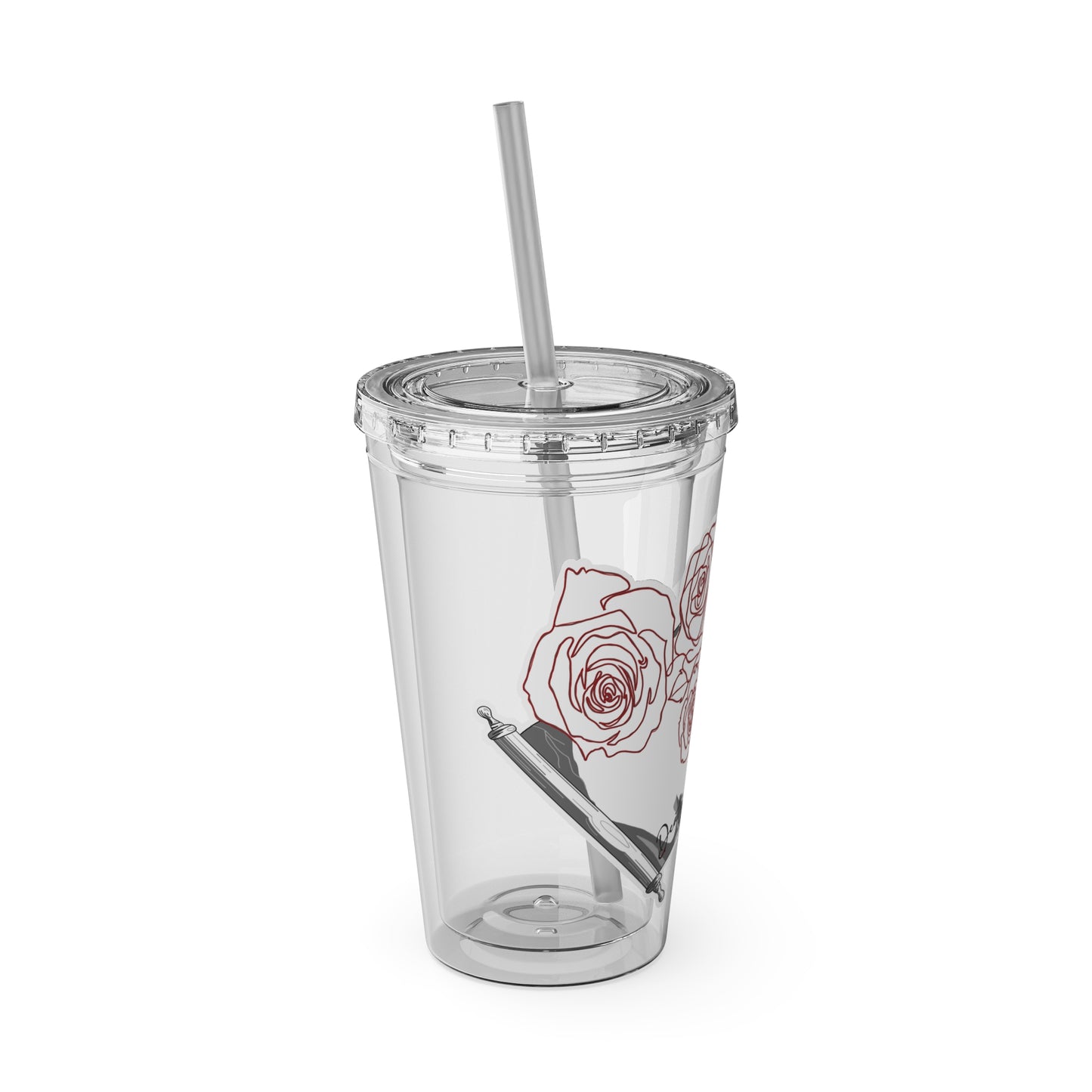 DBT Tumbler with Straw, 16oz