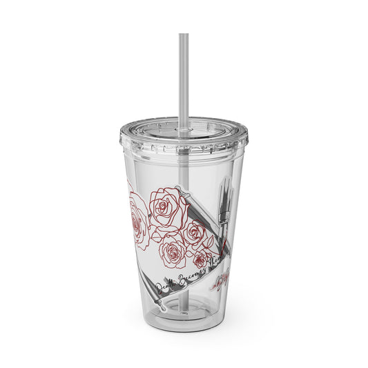 DBT Tumbler with Straw, 16oz
